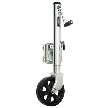 Fulton Single Wheel 1,500 lbs. Bolt-Thru Swivel Jack - Lear Outdoors