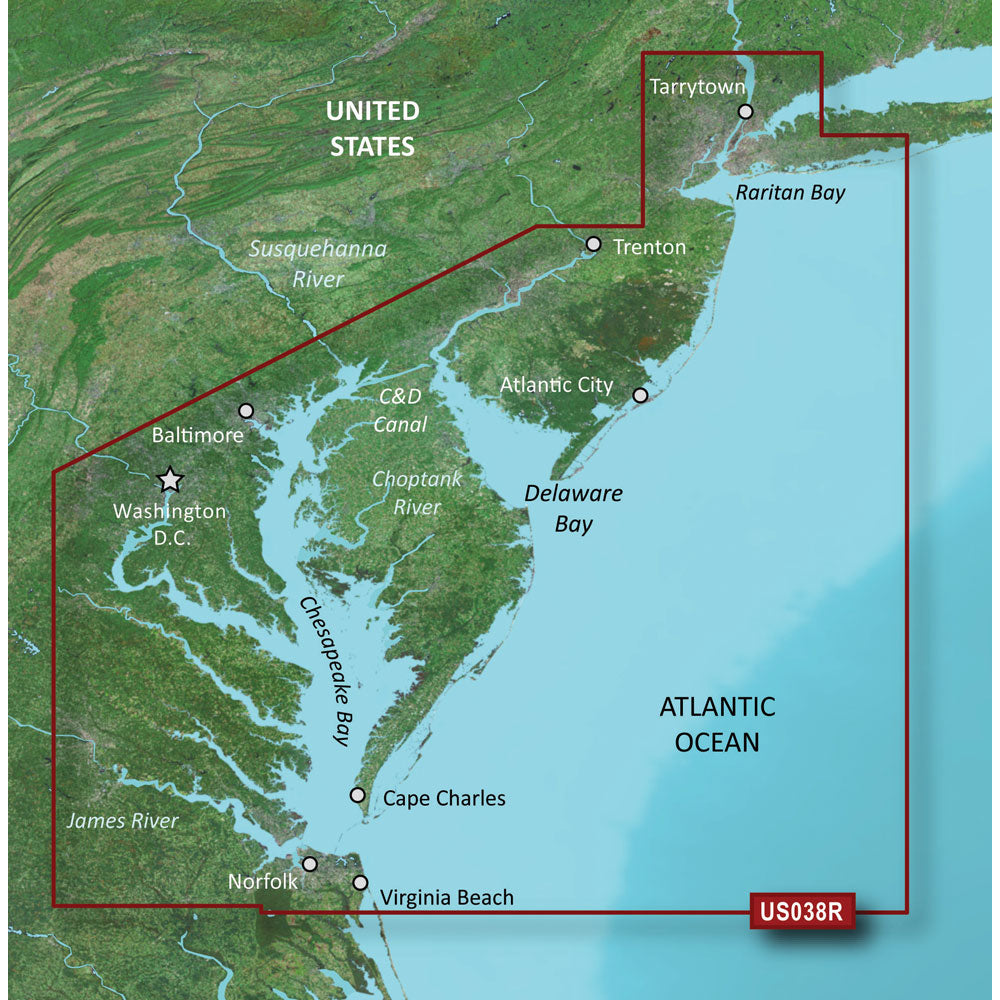 Garmin BlueChart® g3 Vision® HD - VUS038R - New York - Chesapeake - microSD™/SD™ - Lear Outdoors