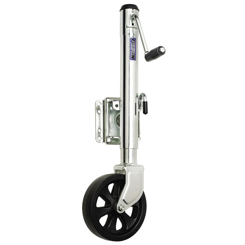 Fulton 1500 lbs. Swing Away Bolt on Single Wheel Jack - Lear Outdoors