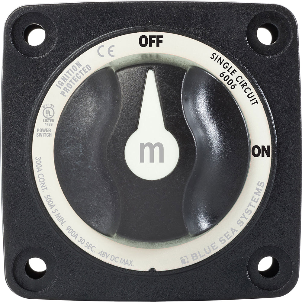 Blue Sea 6006200 Battery Switch Mini ON/OFF - Black - Lear Outdoors