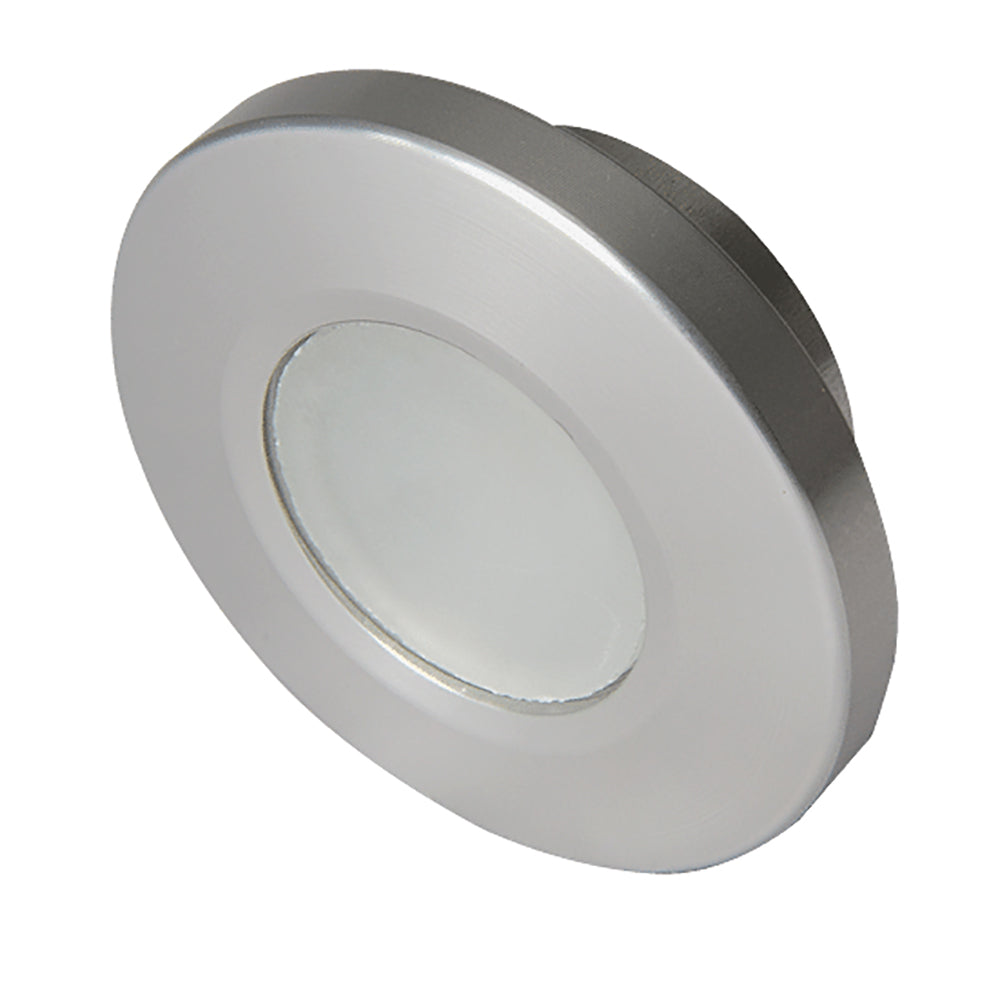 Lumitec Orbit - Flush Mount Down Light - Brushed Finish - 4-Color White/Red/Blue/Purple Non-Dimming - Lear Outdoors