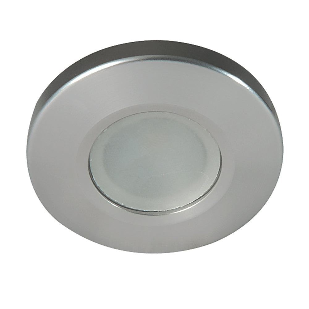 Lumitec Orbit - Flush Mount Down Light - Brushed Finish - 2-Color White/Red Dimming - Lear Outdoors