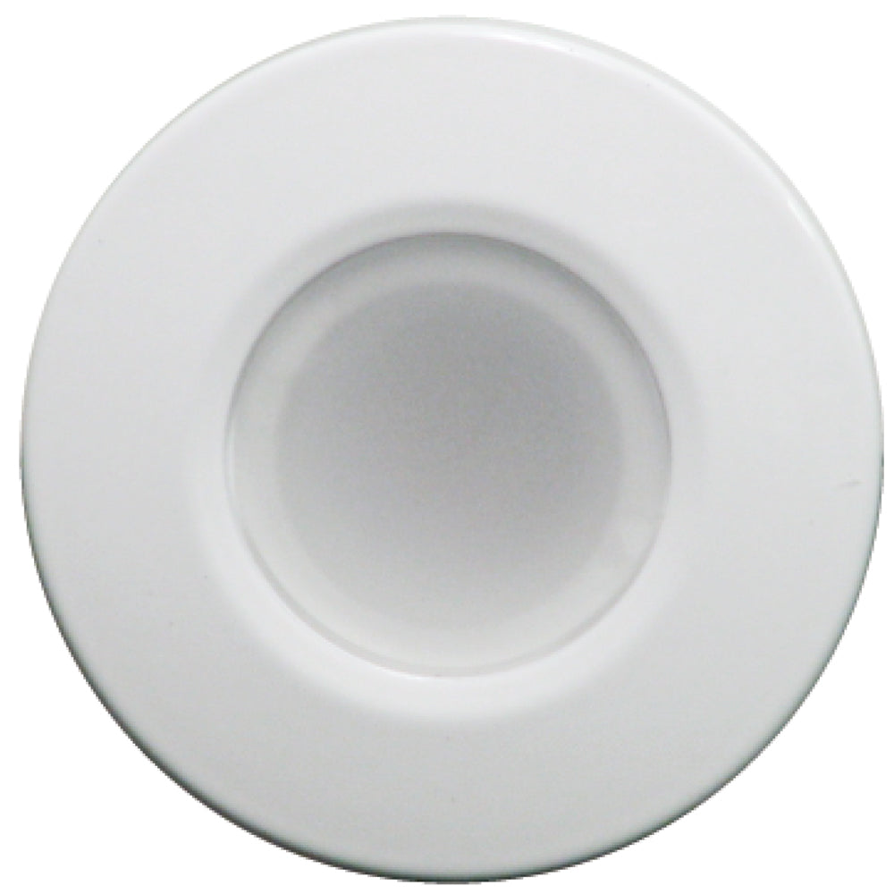 Lumitec Orbit - Flush Mount Down Light - White Finish - 4-Color Blue/Red/Purple/White Non Dimming - Lear Outdoors