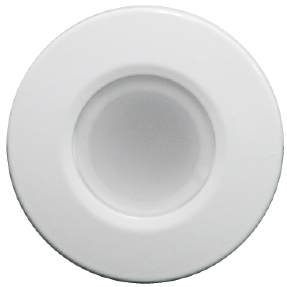 Lumitec Orbit - Flush Mount Down Light - White Finish - 2-Color Blue/White Dimming - Lear Outdoors