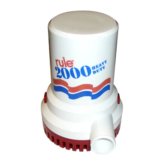 Rule 2000 G.P.H. Non-Automatic Bilge Pump - 24V - Lear Outdoors