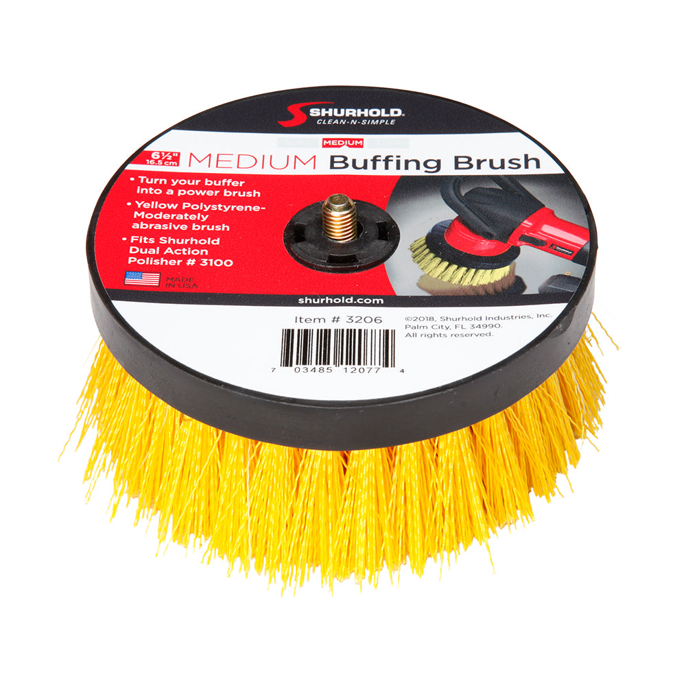 Shurhold 6-½" Medium Brush f/Dual Action Polisher