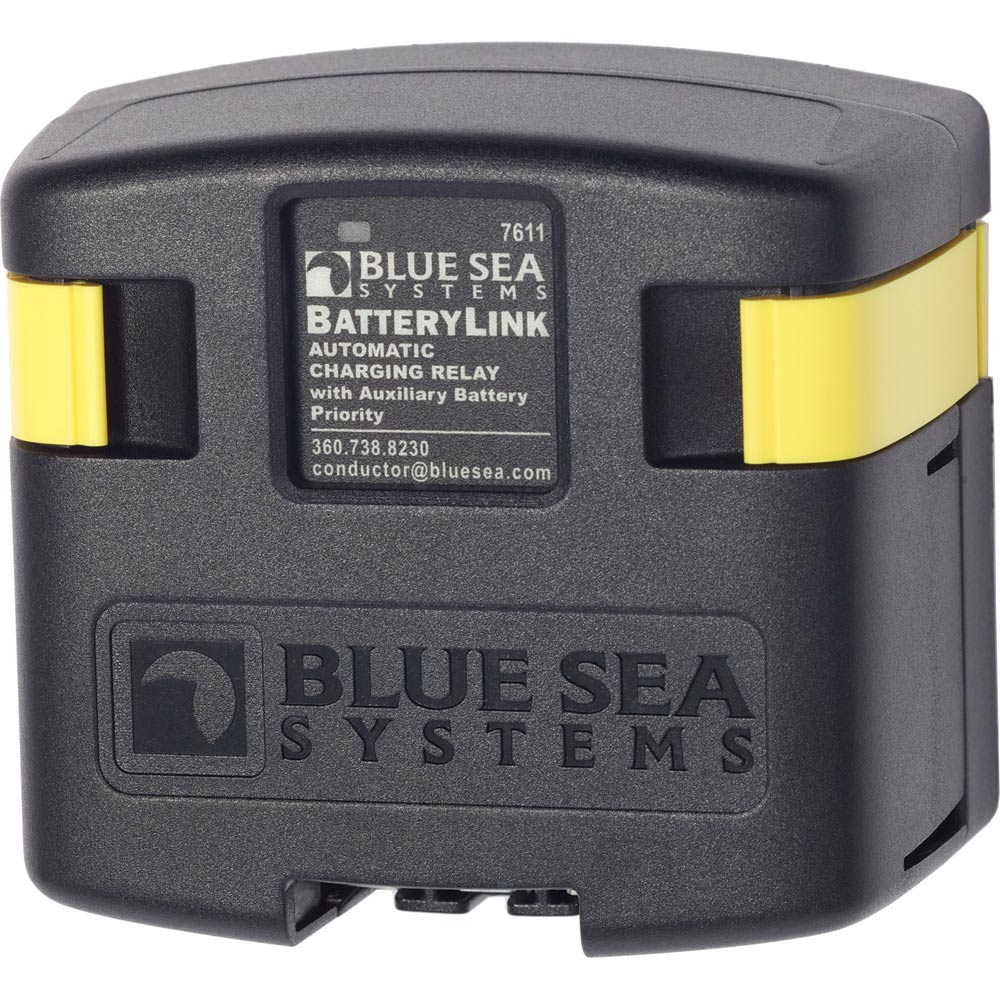 Blue Sea 7611 DC BatteryLink™ Automatic Charging Relay - 120 Amp w/Auxiliary Battery Charging - Lear Outdoors