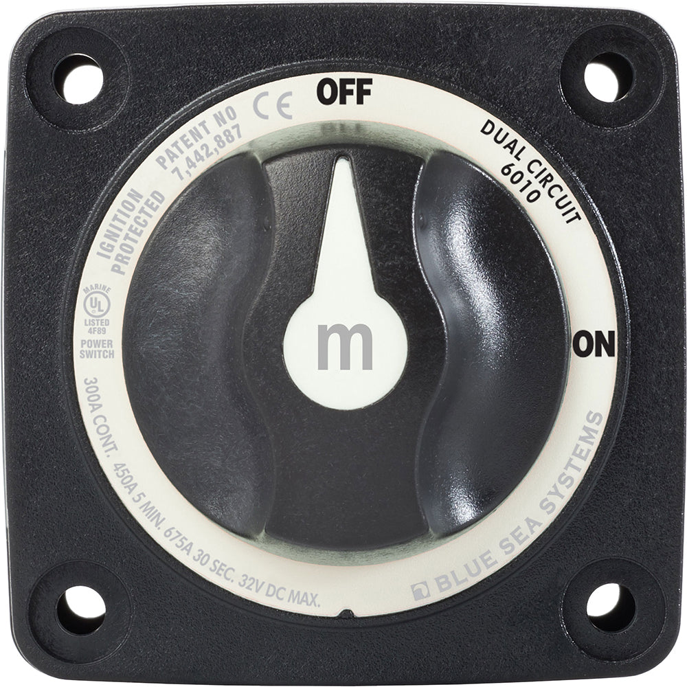 Blue Sea 6010200 Battery Switch Dual Circuit - Black - Lear Outdoors