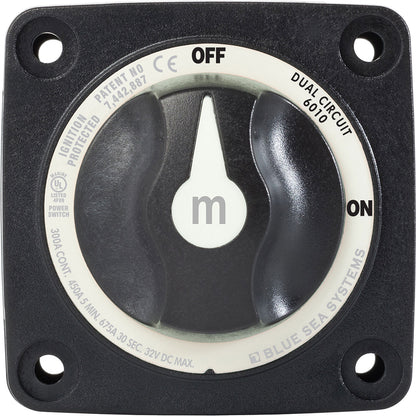 Blue Sea 6010200 Battery Switch Dual Circuit - Black - Lear Outdoors