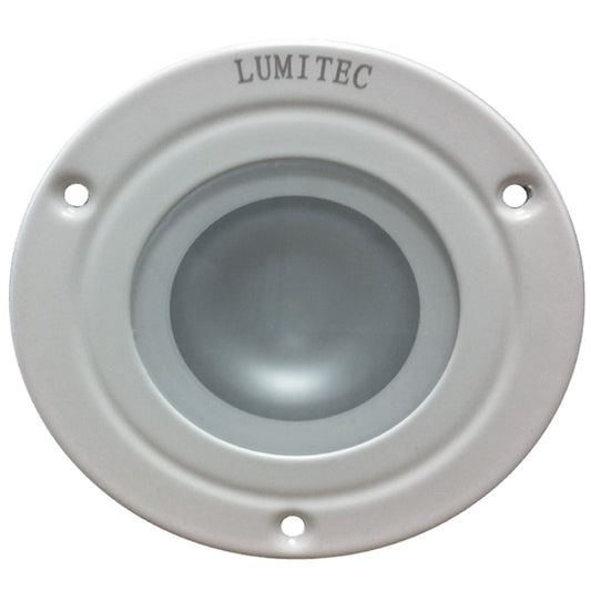 Lumitec Shadow - Flush Mount Down Light - White Finish - 3-Color Red/Blue Non-Dimming w/White Dimming - Lear Outdoors