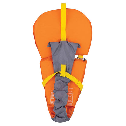 Full Throttle Baby-Safe Vest - Infant to 30lbs - Orange/Grey - Lear Outdoors