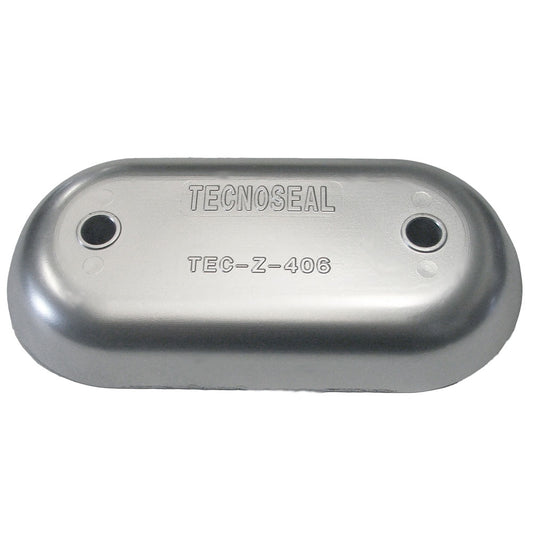 Tecnoseal Z406 Hull Plate Anode - Zinc - Lear Outdoors