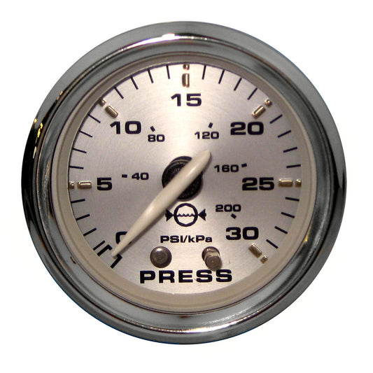 Faria Kronos 2" Water Pressure Gauge Kit - 30 PSI