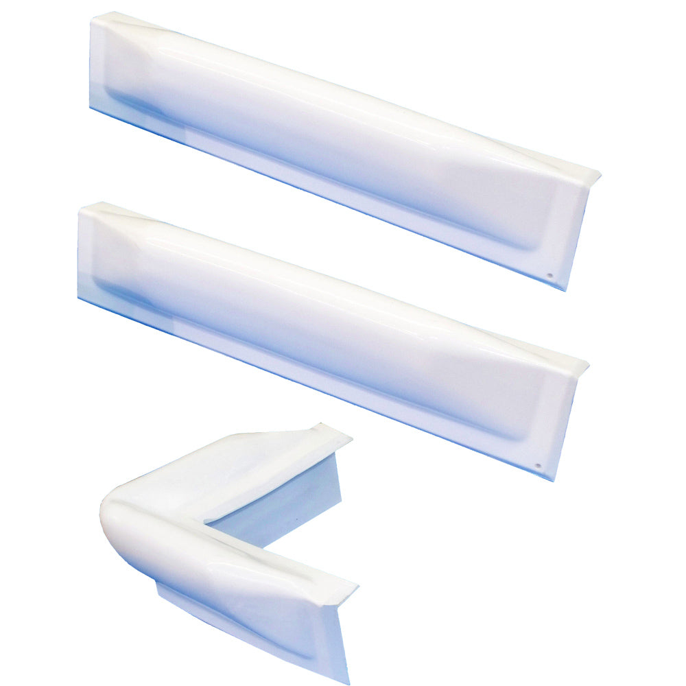 Dock Edge 3 Piece Dock Bumper Kit - 1 Corner Piece, 2 18" Straight Pieces