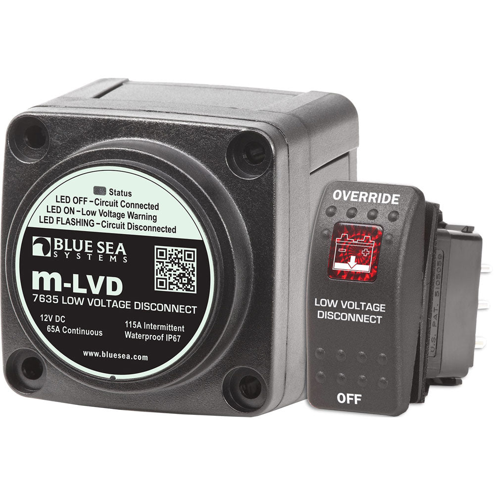 Blue Sea 7635 m-LVD Low Voltage Disconnect - Lear Outdoors