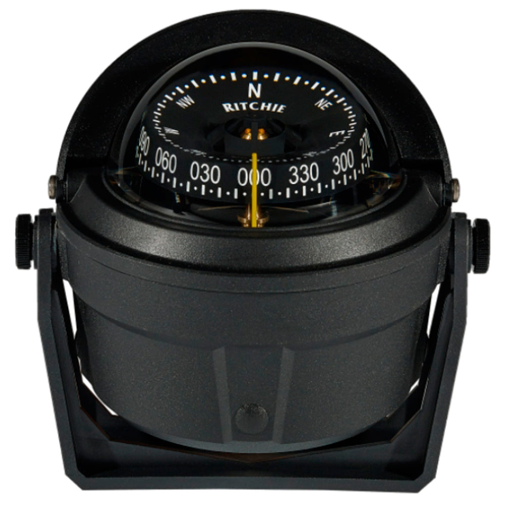 Ritchie B-81-WM Voyager Bracket Mount Compass - Wheelmark Approved f/Lifeboat & Rescue Boat Use - Lear Outdoors