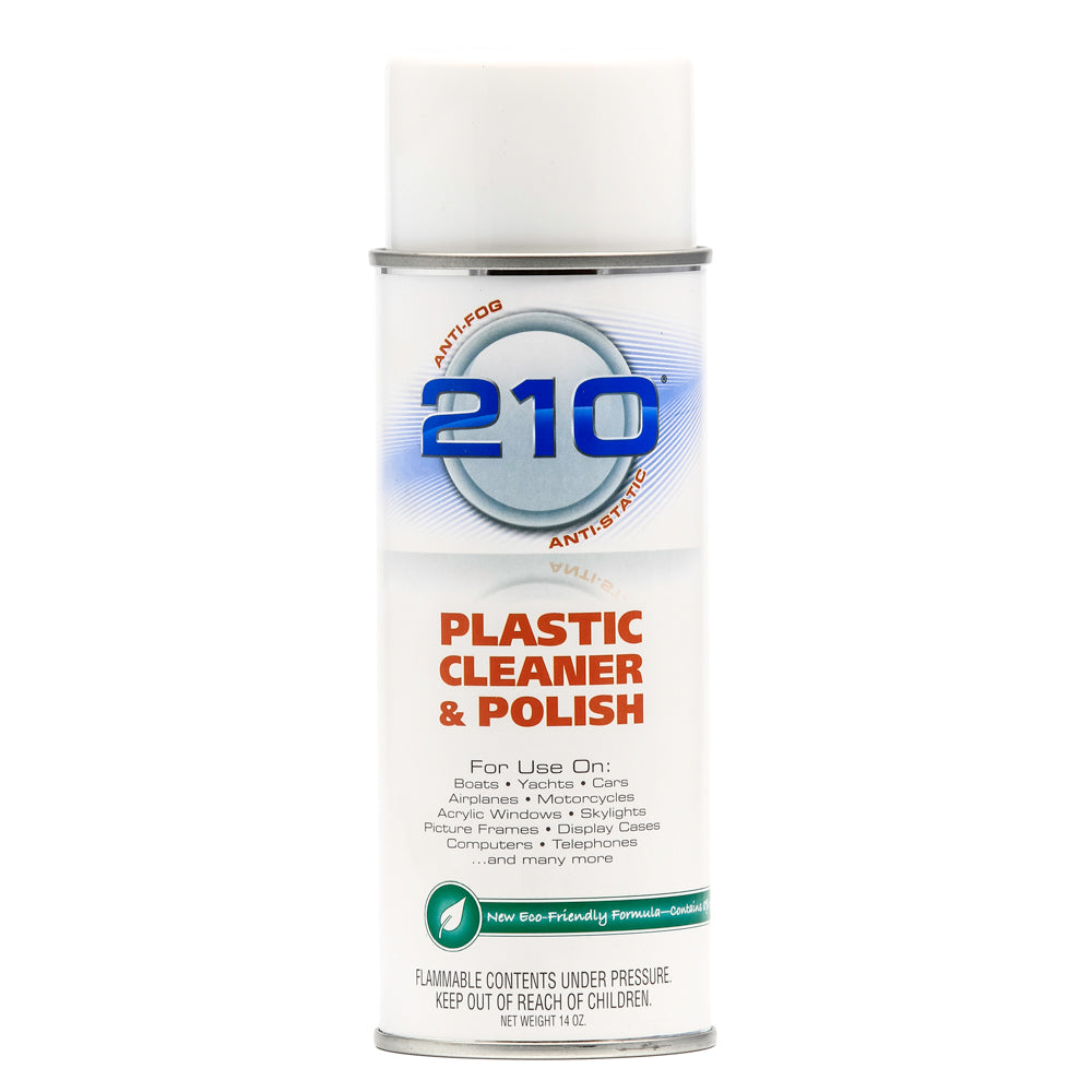 Camco 210 Plastic Cleaner Polish 14oz Spray