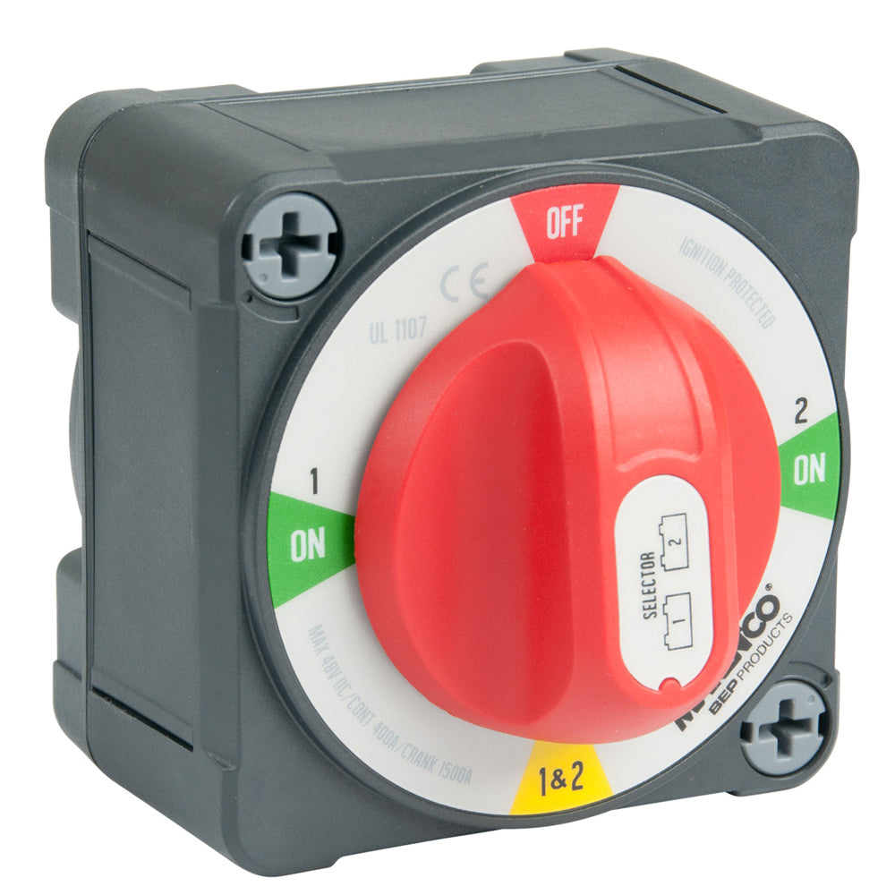 BEP Pro Installer 400A EZ-Mount Battery Selector Switch (1-2-Both-Off) - Lear Outdoors