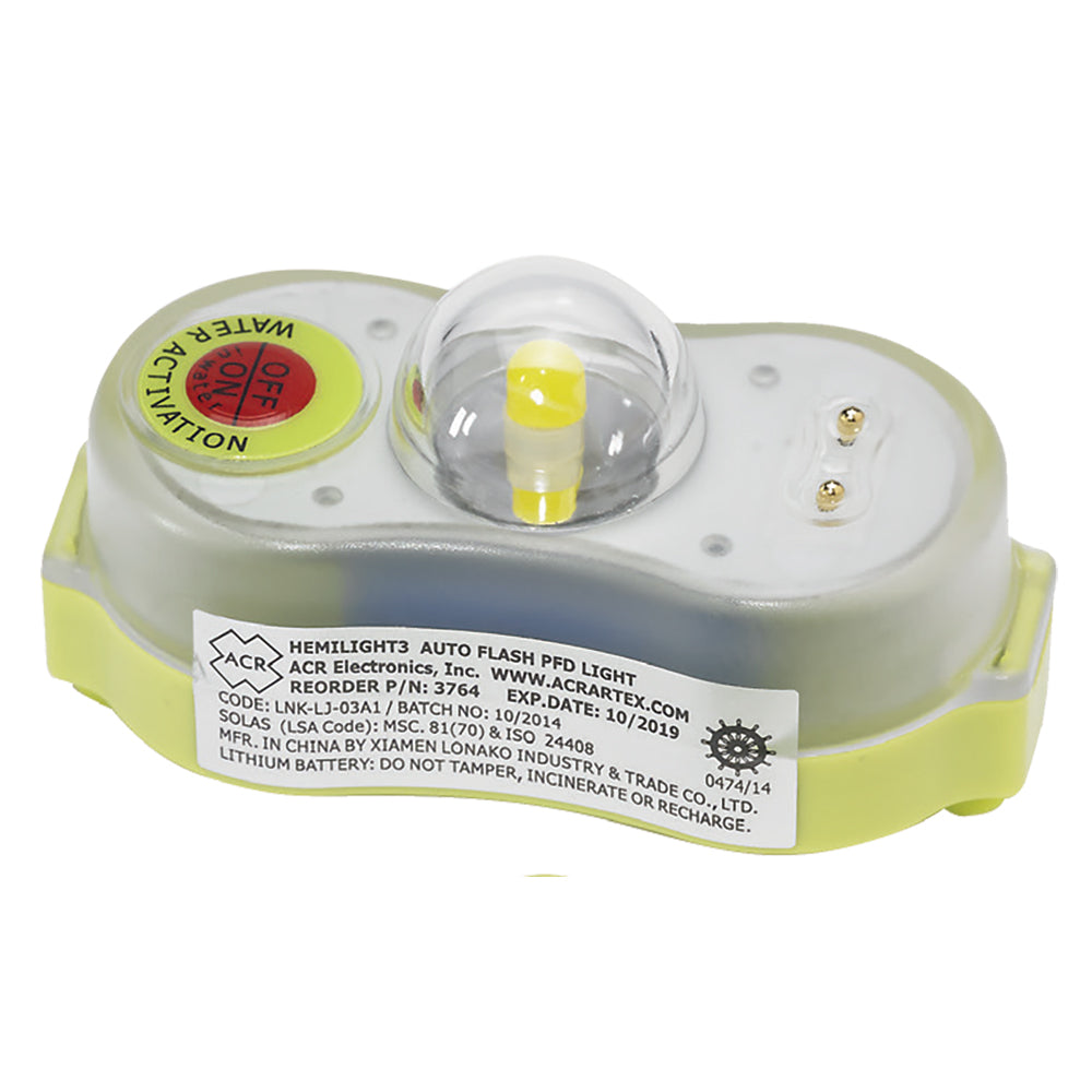 ACR HemiLight 3 - Automatic Survivor Locator Light - Lear Outdoors