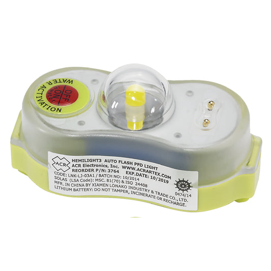 ACR HemiLight 3 - Automatic Survivor Locator Light - Lear Outdoors