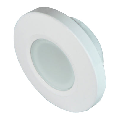 Lumitec Orbit Flush Mount Down Light - Blue Non-Dimming, Red Non-Dimming & White Dimming w/White Housing - Lear Outdoors