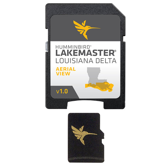 Humminbird LakeMaster Aerial Satellite View - Louisiana Delta - Lear Outdoors