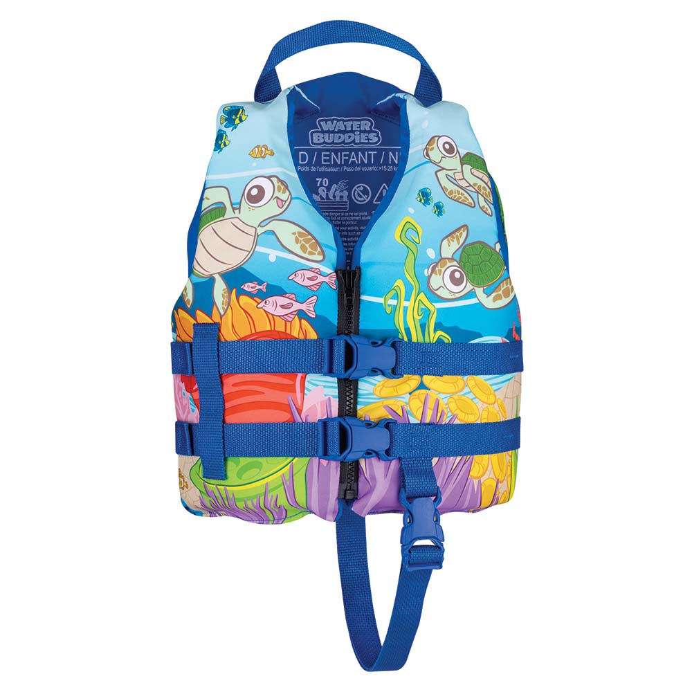 Full Throttle Water Buddies Vest - Child 30-50lbs - Turtle - Lear Outdoors