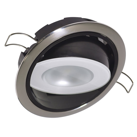 Lumitec Mirage Positionable Down Light - Spectrum RGBW Dimming - Polished Bezel - Lear Outdoors