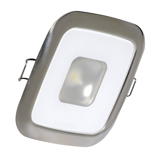 Lumitec Square Mirage Down Light - Spectrum RGBW Dimming - Polished Bezel - Lear Outdoors