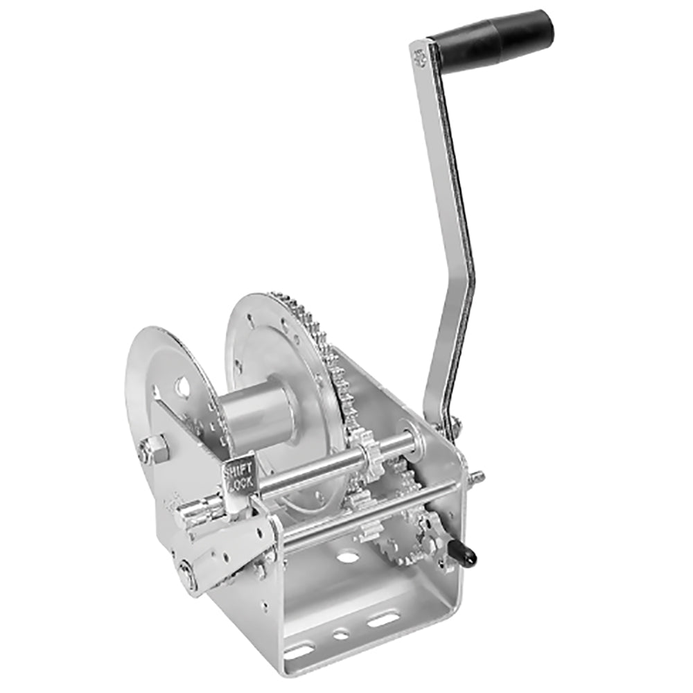 Fulton 2600lb 2-Speed Winch w/Hand Brake - Lear Outdoors