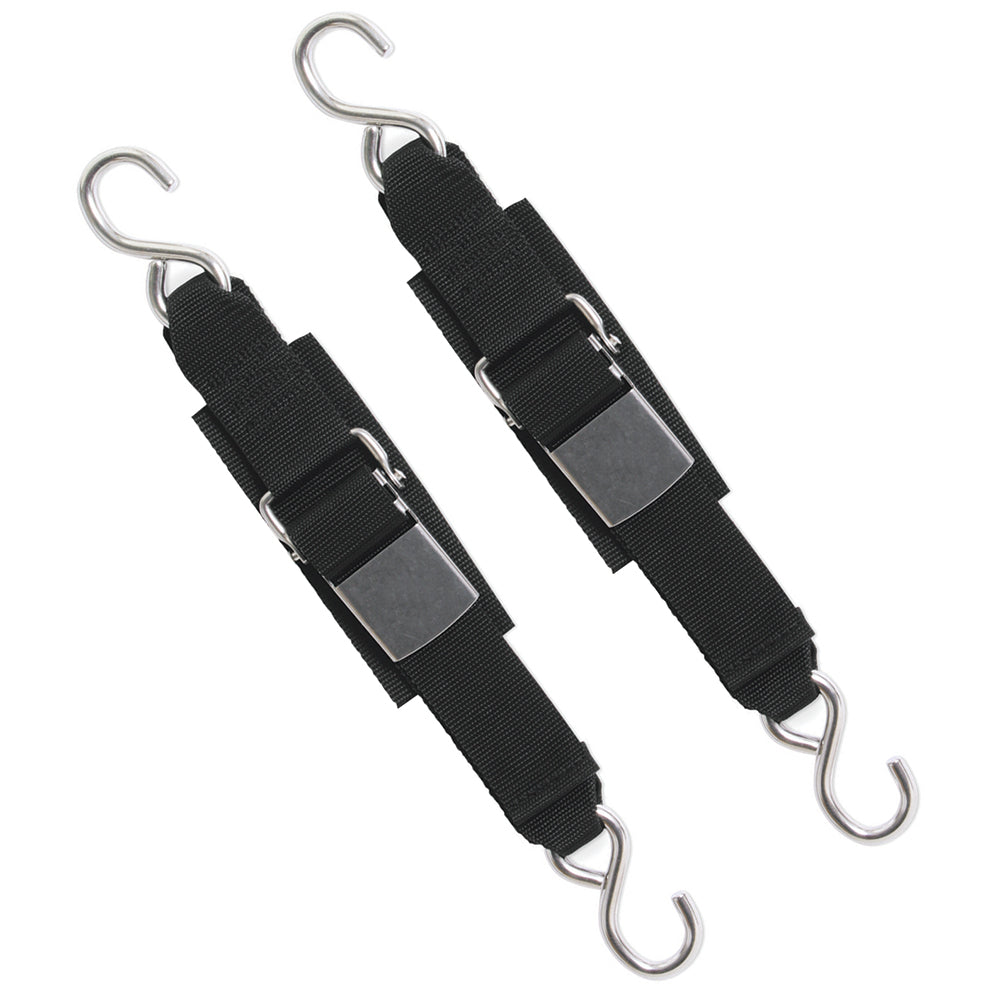 BoatBuckle Stainless Steel Kwik-Lok Transom Tie-Downs - Lear Outdoors