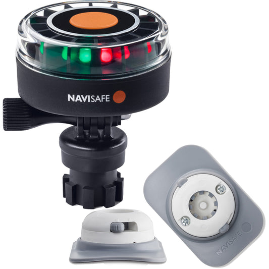 Navisafe Navilight 2NM Tricolor w/Navimount Base & RIB Mount - White - Lear Outdoors