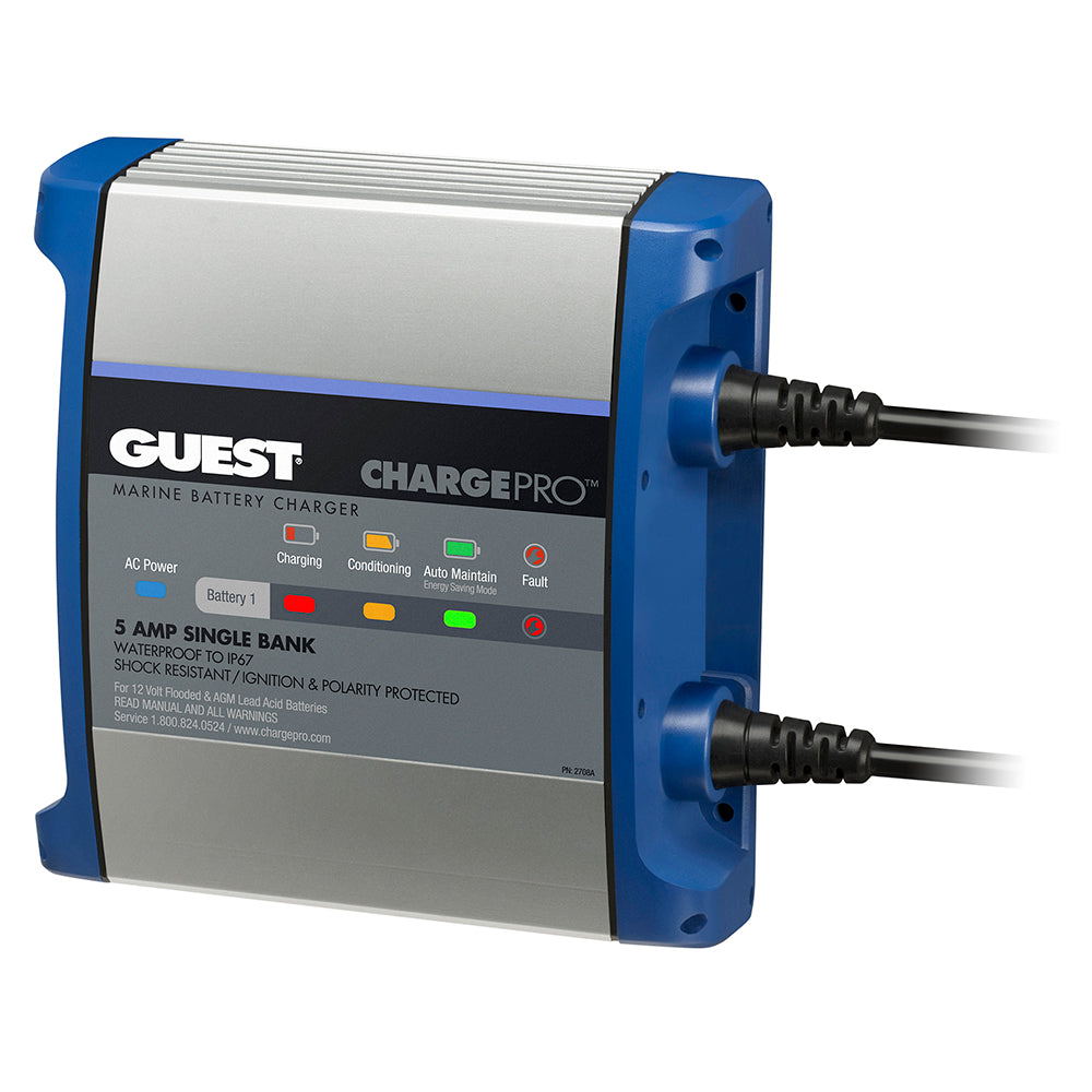 Guest On-Board Battery Charger 5A / 12V - 1 Bank - 120V Input - Lear Outdoors