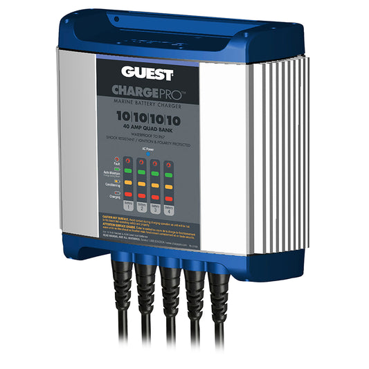 Guest On-Board Battery Charger 40A / 12V - 4 Bank - 120V Input - Lear Outdoors