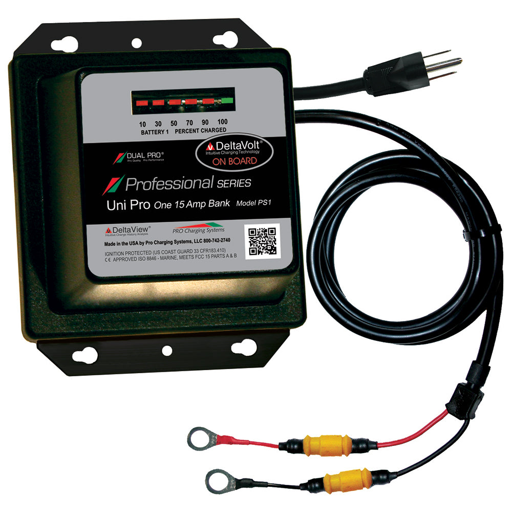 Dual Pro Professional Series Battery Charger - 15A - 1-Bank - 12V - Lear Outdoors