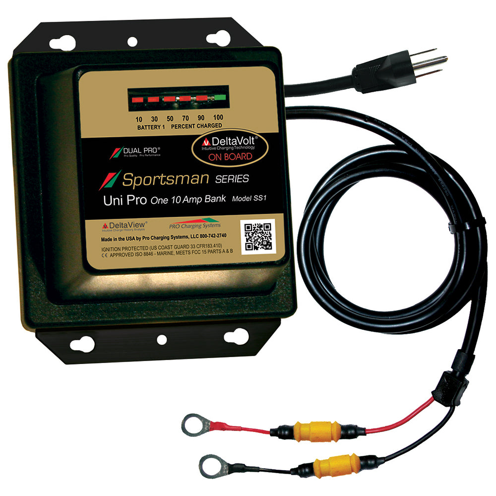 Dual Pro Sportsman Series Battery Charger - 10A - 1-Bank - 12V - Lear Outdoors