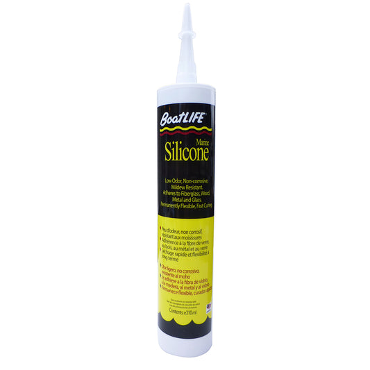 BoatLIFE Silicone Rubber Sealant Cartridge - White