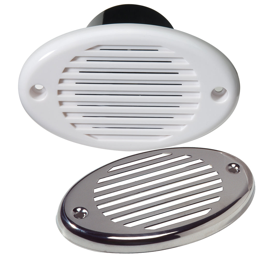 Innovative Lighting Marine Hidden Horn - White w/Stainless Steel Overlay - Lear Outdoors