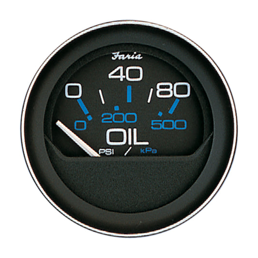 Faria Coral 2" Oil Pressure Gauge (80 PSI)