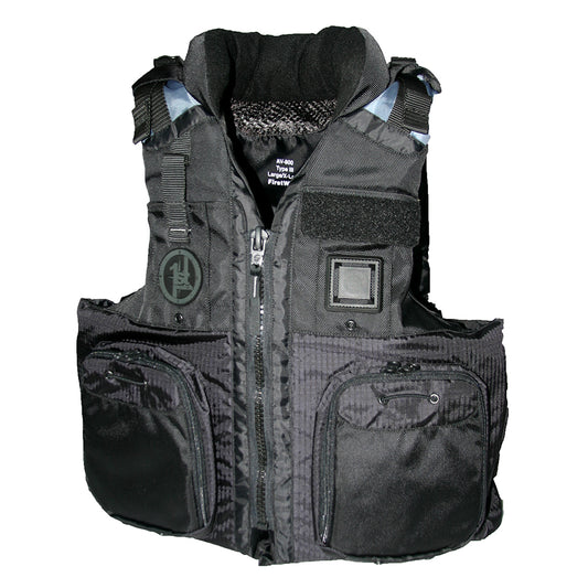 First Watch AV-800 Four Pocket Flotation Vest - Black - XXL to 3XL - Lear Outdoors