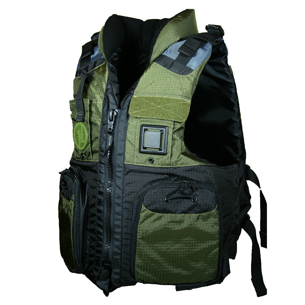 First Watch AV-800 Four Pocket Flotation Vest - OD Green - Large to XL - Lear Outdoors