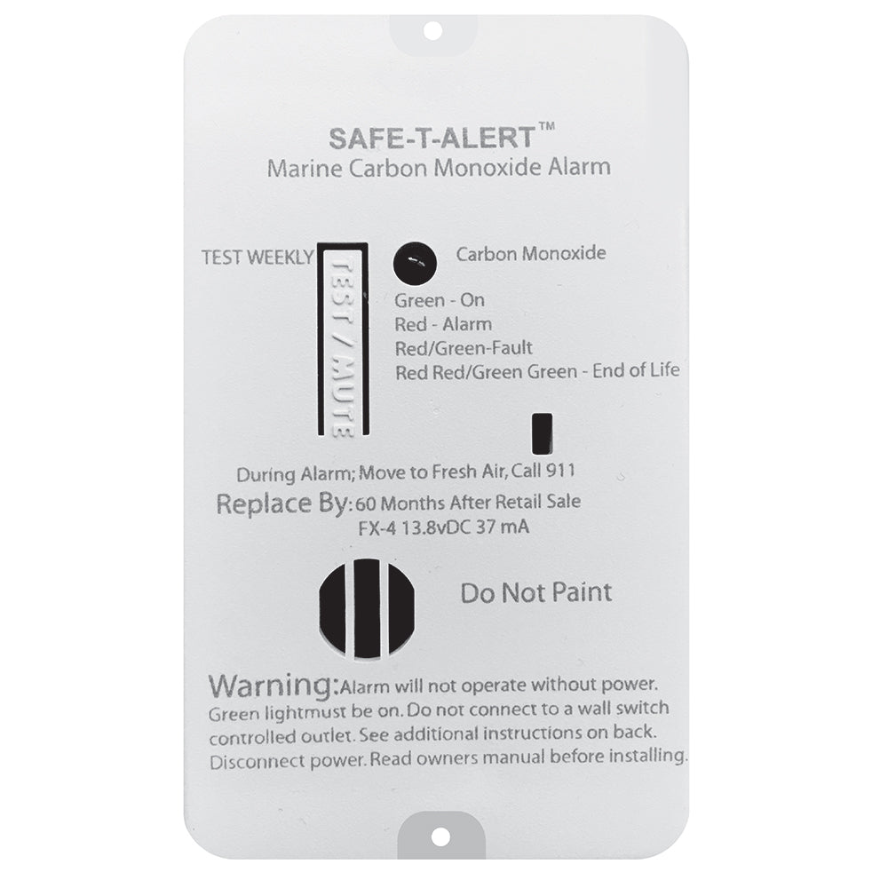 Safe-T-Alert FX-4 Carbon Monoxide Alarm - Lear Outdoors