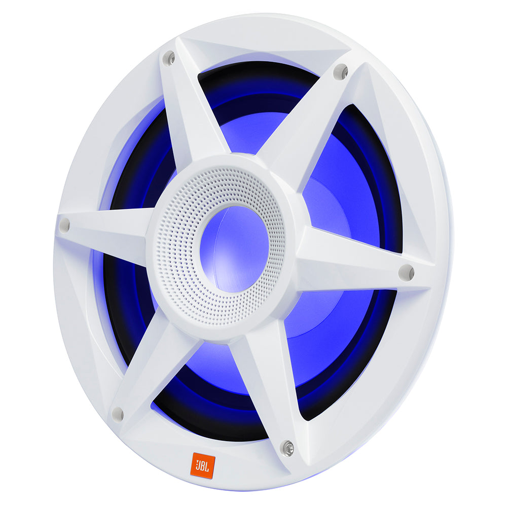 JBL 10" Marine RGB Passive Subwoofer - White Stadium Series