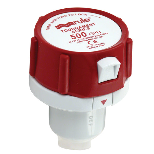 Rule 500 GPH Replacement Motor Cartridge f/Tournament Series Pumps - Lear Outdoors