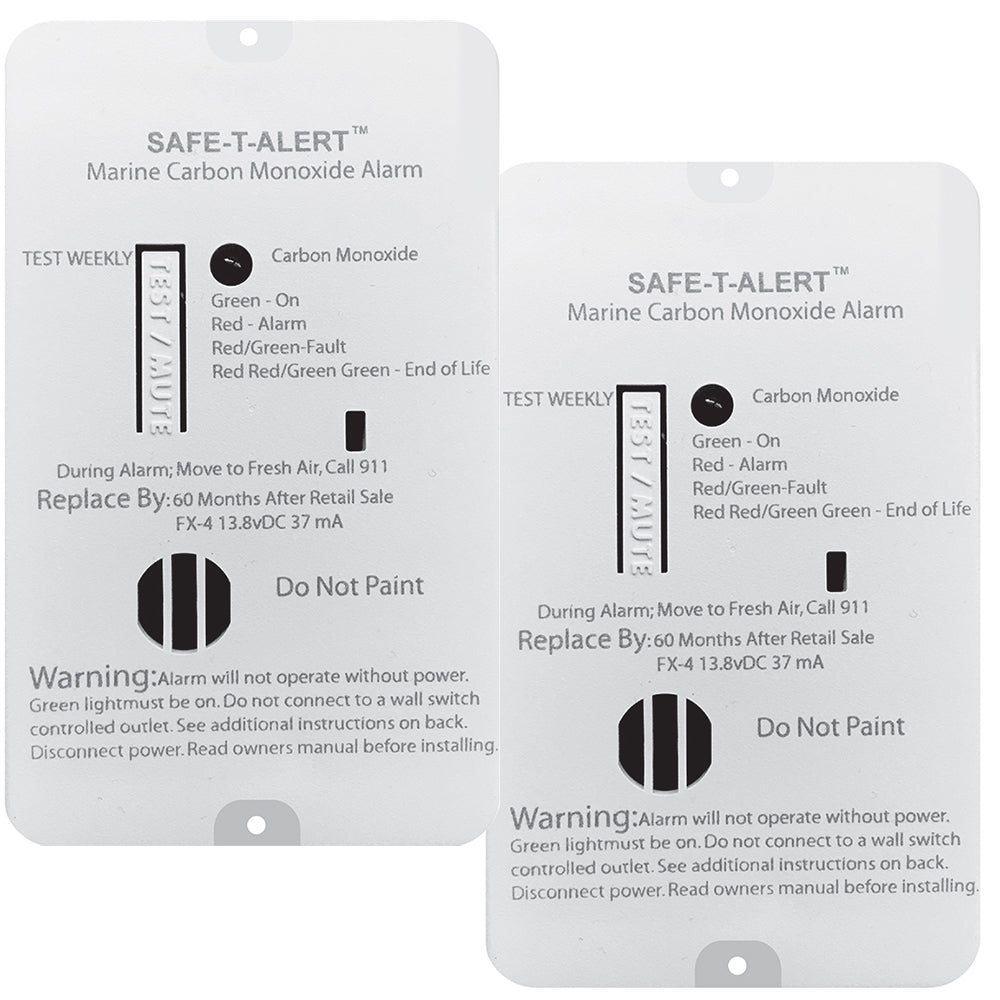 Safe-T-Alert FX-4 Carbon Monoxide Alarm - 2-Pack - Lear Outdoors