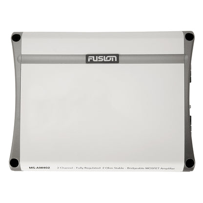 Fusion MS-AM402 2 Channel Marine Amplifier - 400W - Lear Outdoors