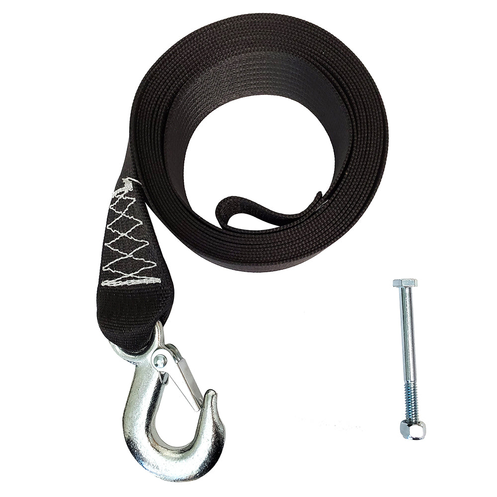 Rod Saver PWC Winch Strap Replacement - 12' - Lear Outdoors