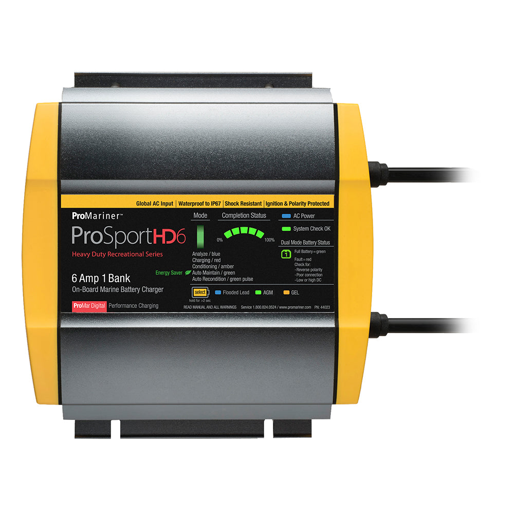 ProMariner ProSportHD 6 Global Gen 4 - 6 Amp - 1 Bank Battery Charger - Lear Outdoors