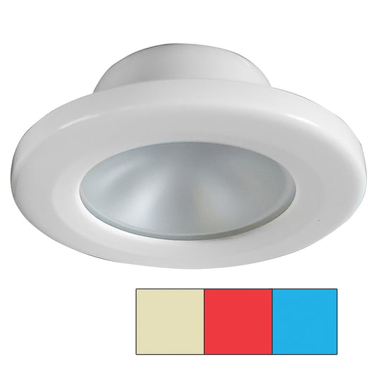 i2Systems Apeiron A3120 Screw Mount Light - Red, Warm White & Blue - White Finish - Lear Outdoors