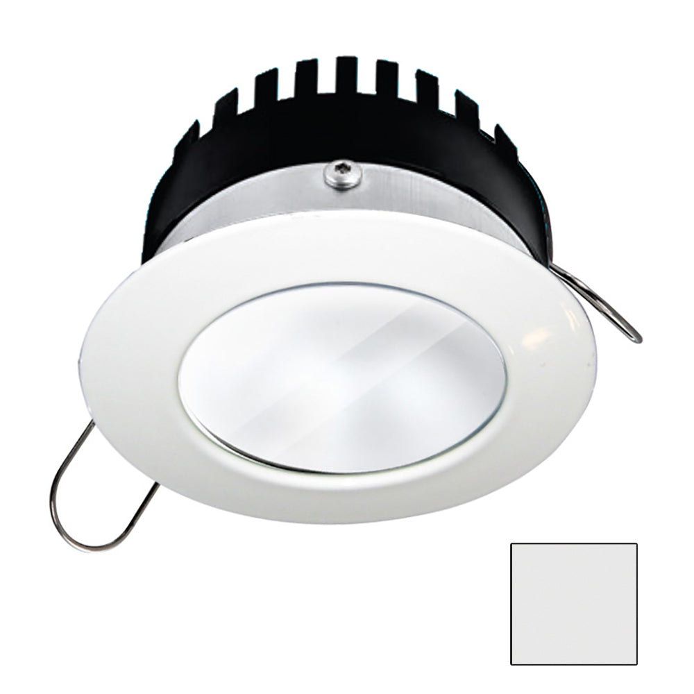 i2Systems Apeiron PRO A506 - 6W Spring Mount Light - Round - Cool White - White Finish - Lear Outdoors